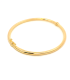 Bracciale Rigido Argento Dorato Sottile zoom