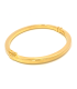Bracciale Rigido Argento Dorato Medio