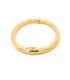 Bracciale Rigido Argento Dorato Grande zoom