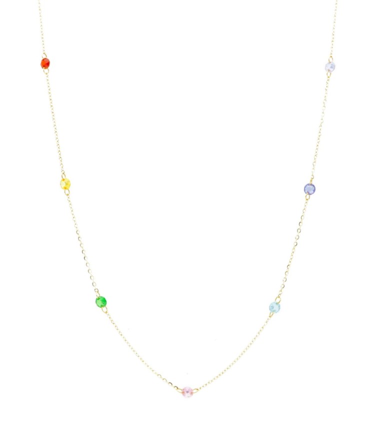 CARISSIMA Collana Oro Giallo 9ct Con Disco Da 10mm Incidibile - Regolabile 41-43 Cm, Donna, Regalo In Scatola - 3
