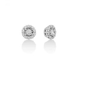 Orecchini Miluna Oro Bianco 18kt Diamanti ERD2588