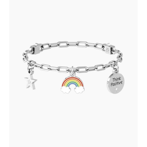 Bracciale Kidult Think Positive 732234 Arcobaleno