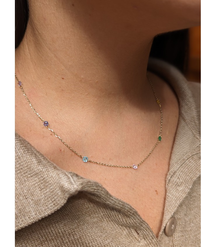 Gold Collana da Donna in Oro Giallo 9K (375), 61 cm