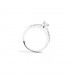 Anello ReCarlo Linea Maria Teresa Oro Bianco 18 Kt Diamante F SI