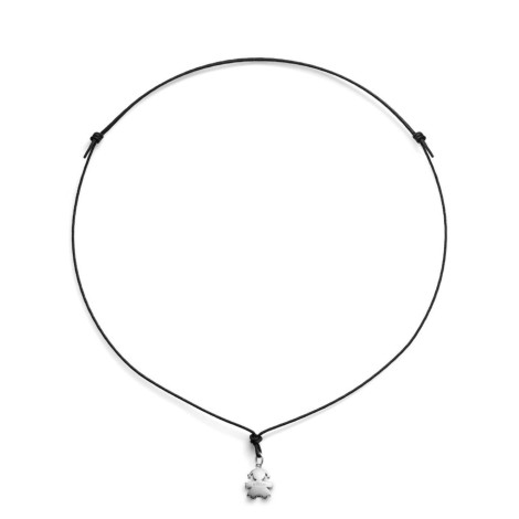 Collana Le Bebé I Tesorini LBB915 Oro Bianco 18kt Sagoma Bimba