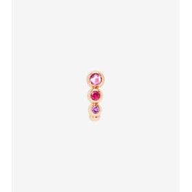 Monorecchino Dodo Bollicine Oro Rosa e Pietre Preziose