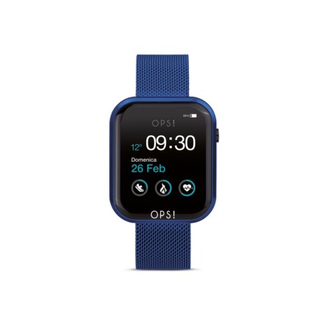Smartwatch Ops Object Call Con Maglia Milano Blu