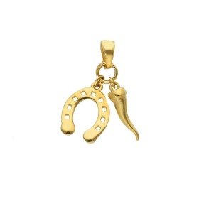 Ciondolo Portafortuna Oro Giallo 18kt