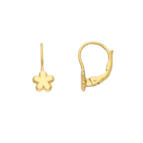 Orecchini Fiore Mini Oro Giallo 18kt