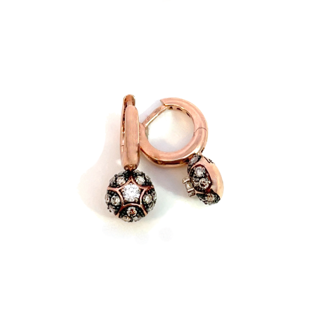 Orecchini LeBebè Anniversary Oro Rosa 18kt e Diamanti Limited Edition