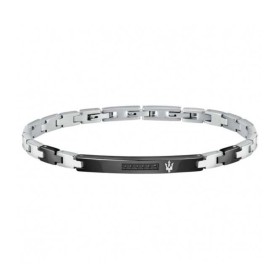 Bracciale Maserati Acciaio Diamanti Neri JM521ATY10