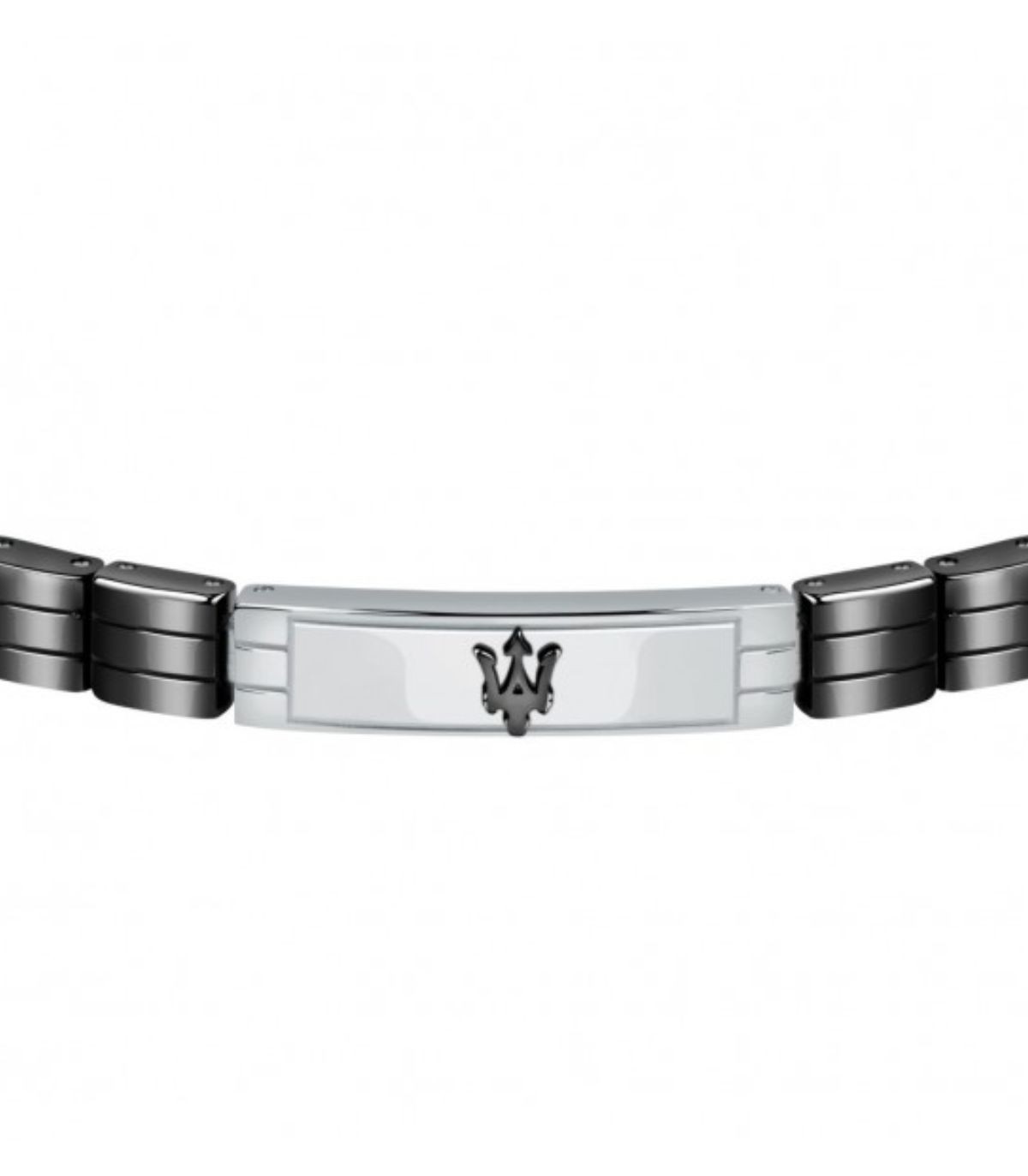 Soul-Cats Bracciale Donna In Ceramica Bianca E Acciaio Inox – Design Elegante Con Anelli – Regalo Perfetto