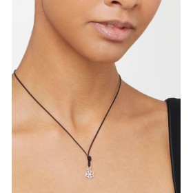 Ciondolo Dodo Fiocco di Neve Prezioso Argento Diamanti