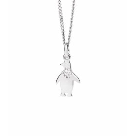Collana Dodo Pinguino Oro Bianco e Diamante
