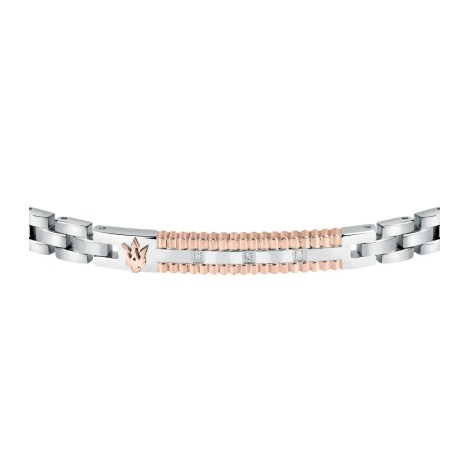 Bracciale Maserati Acciaio Diamanti Bianchi JM423ATY18