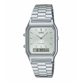 Orologio Casio Digitale Vintage Edgy Collection Acciaio Bianco AQ-230A-7AMQYES