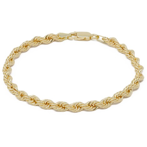 Bracciale Raggi Catena Torchon in Oro Giallo 18kt