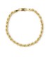 Bracciale Raggi Catena Torchon in Oro Giallo 18kt