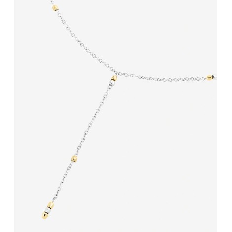 Collana Dodo Rosario Argento e Oro Giallo 18Kt