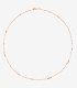 Collana Dodo Rosario Oro Rosa 9kt e Argento