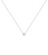 Collana Punto Luce Cipollino Oro Bianco 9kt E Diamanti G SI