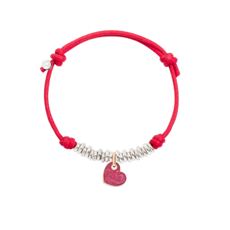 Bracciale Dodo Charm Cuore Rosso