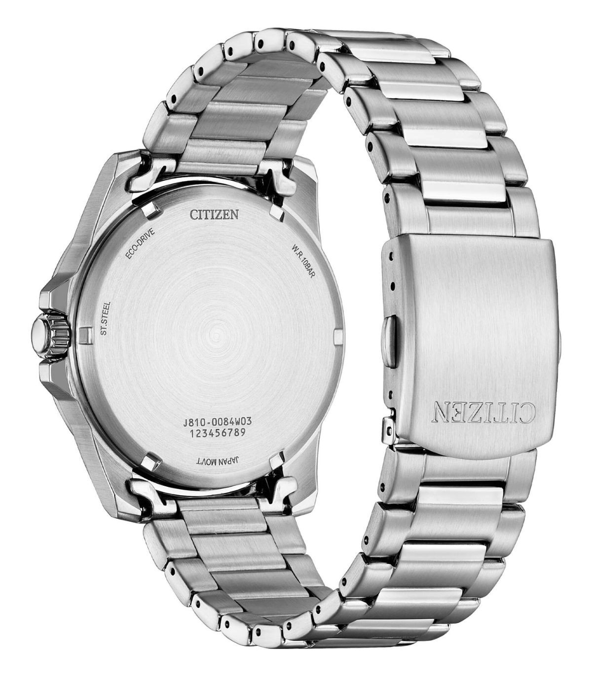 Citizen Eco-Drive AW1816-89X Orologio Uomo Quarzo Acciaio - Quadrante Giallo