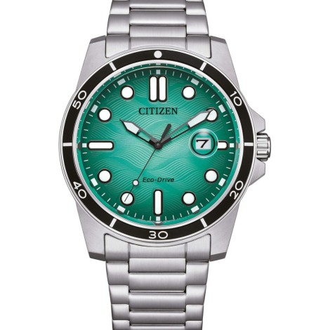 Orologio Citizen Marine 1810 AW1816-89L Verde Acqua