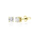 Orecchini Punto Luce Oro Giallo 9kt E Diamanti