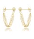 Orecchini Filo Oro Giallo 9kt 4mm