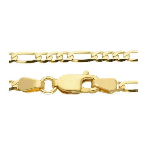 Collana Figaro Filo 0,65 Oro Giallo 9kt
