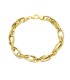 Bracciale Maglia Ovali Oro Giallo 9kt Fantasia