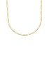 Collana Catena Figaro Oro Giallo 9kt Moschettone Ovale Filo 0,50