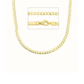 Collana Catena Groumette Oro Giallo 9kt Filo 0,70