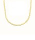 Collana Catena Groumette Oro Giallo 9kt Filo 0,70 dettagli