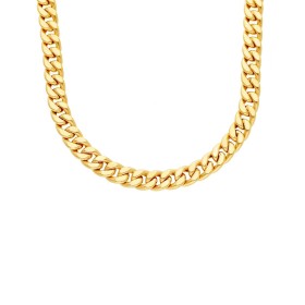 Collana Catena Groumette Oro Giallo 9kt Spessa dettagli