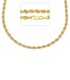Collana Catena Torchon Oro Giallo 9kt Filo 0,70