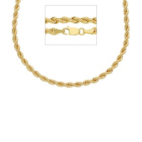 Collana Catena Torchon Oro Giallo 9kt Filo 0,70