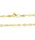 confezione Collana Catena Traversino Oro Giallo 9kt