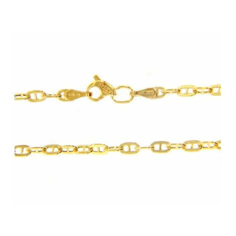 confezione Collana Catena Traversino Oro Giallo 9kt