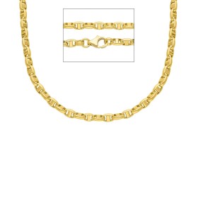 Collana Catena Traversino Oro Giallo 9k Spessa