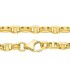 Collana Catena Traversino Oro Giallo 9k Spessa chiusura