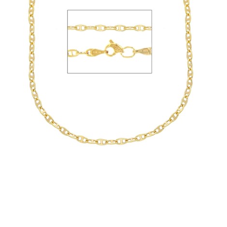 Collana Catena Traversino Oro Giallo 9kt