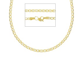 Collana Catena Traversino Piatta Oro Giallo 9kt