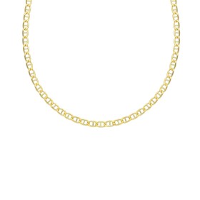 Collana Catena Traversino Piatta Oro Giallo 9kt dettagli