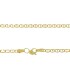 Collana Catena Traversino Piatta Oro Giallo 9kt chiusura