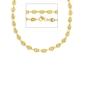 Collana Maglia Marina Oro Giallo 9kt Spessa dettagli