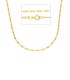 Collana Maglia Marina Oro Giallo 9kt Sottile