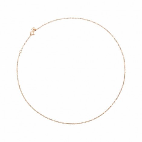 Collana Dodo Oro Rosa 9kt 40cm