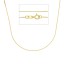 Collana Veneziana Oro Giallo 9kt